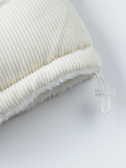 Reversible Teddy Fleece Corduroy Coat