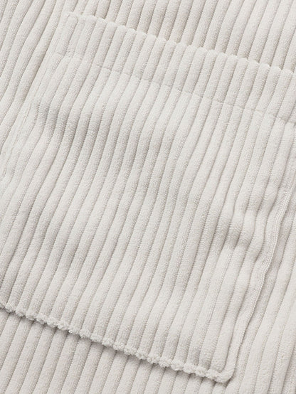 Relax Fit Button Up Corduroy Shirt