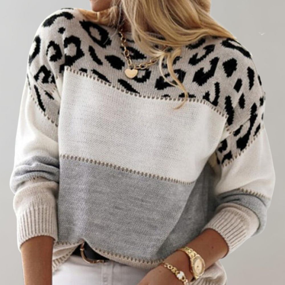 Maison | Leopard Print Sweater Elegance