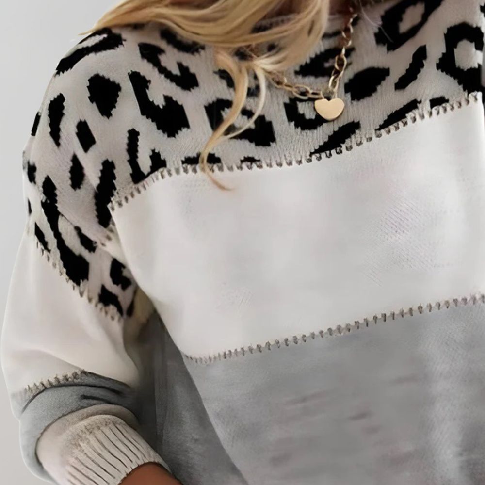 Maison | Leopard Print Sweater Elegance