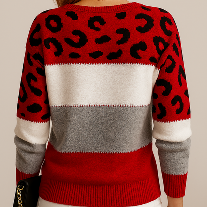Maison | Leopard Print Sweater Elegance