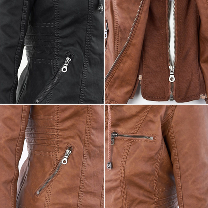 Rugged & Elegant Leather Jacket