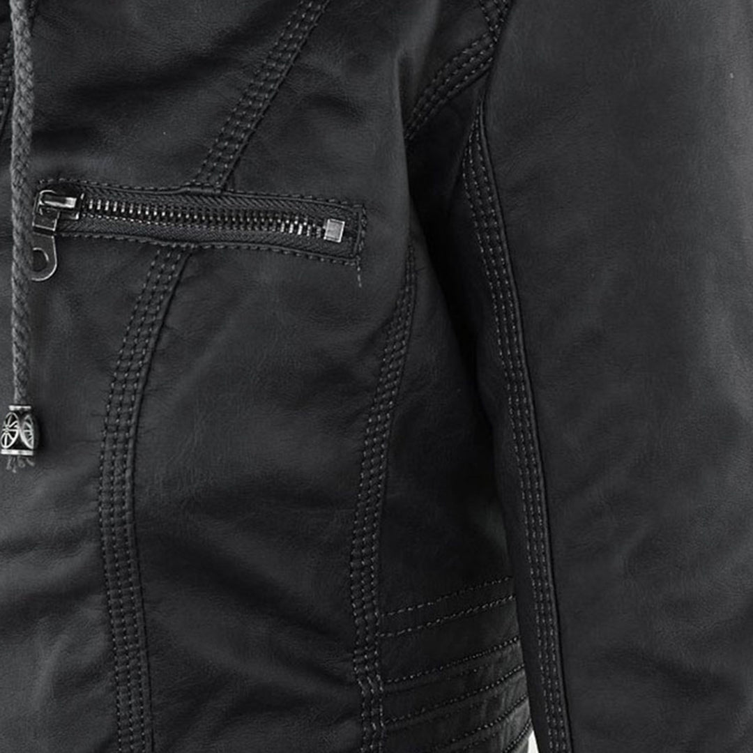 Rugged & Elegant Leather Jacket