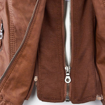 Rugged & Elegant Leather Jacket
