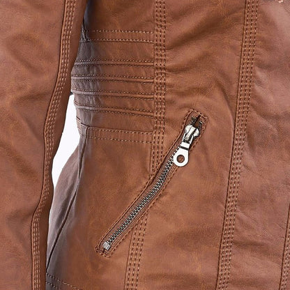 Rugged & Elegant Leather Jacket