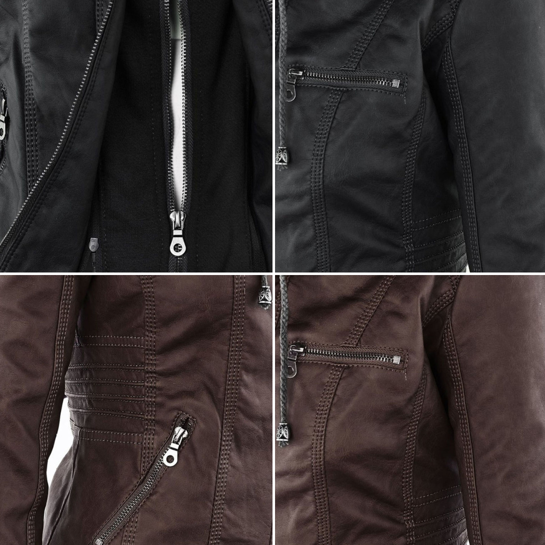 Rugged & Elegant Leather Jacket