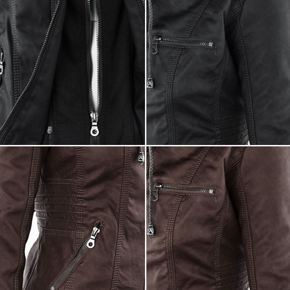Rugged & Elegant Leather Jacket