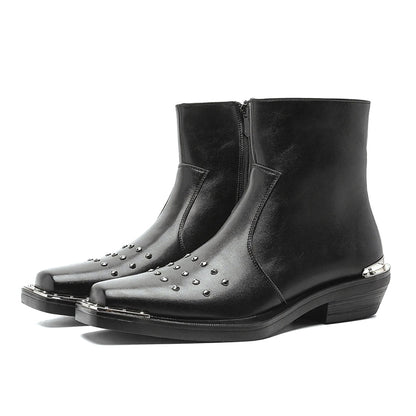 Silver Thorn Square Toe Boot