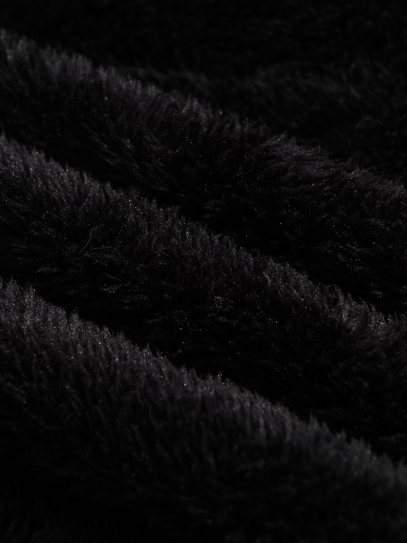 Faux Fur Notch Lapel Jacket