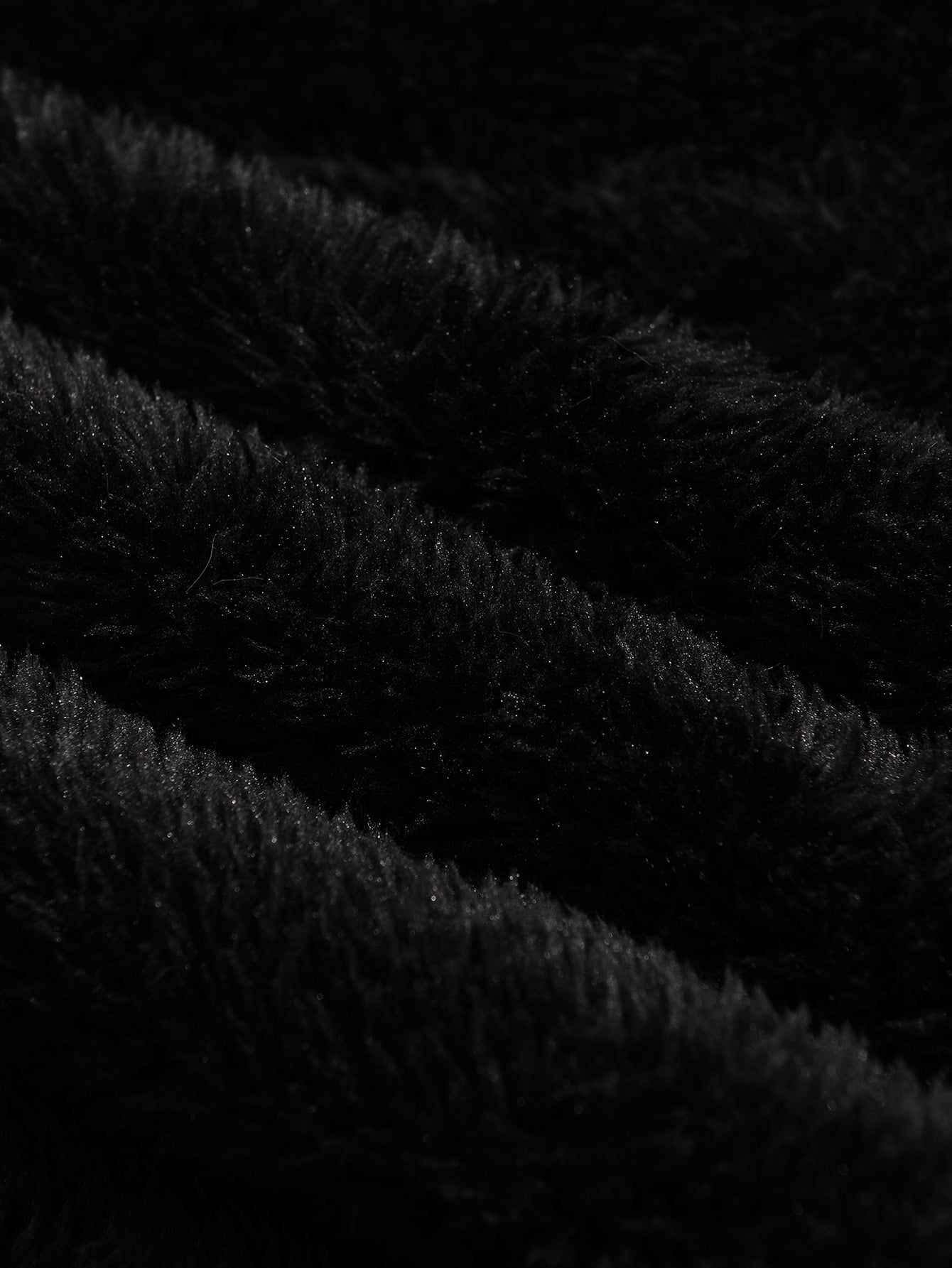 Faux  Fur Shawl Collar Long Line Coat