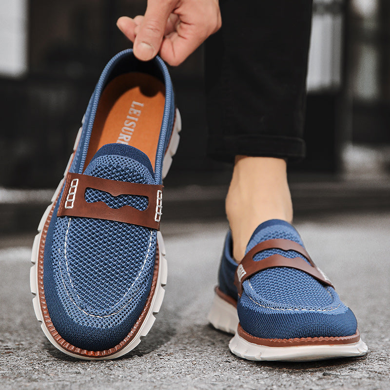 Ridge Mesh Loafers