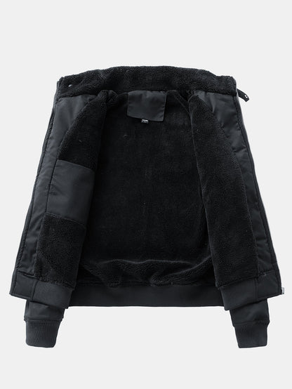 Teddy Lined Bomber Jacket