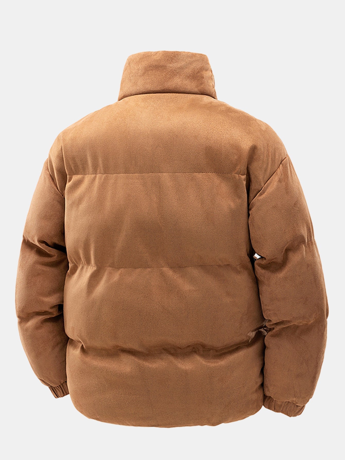 Suede Puffer Coat