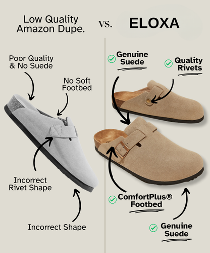 Genuine Suede Clogs