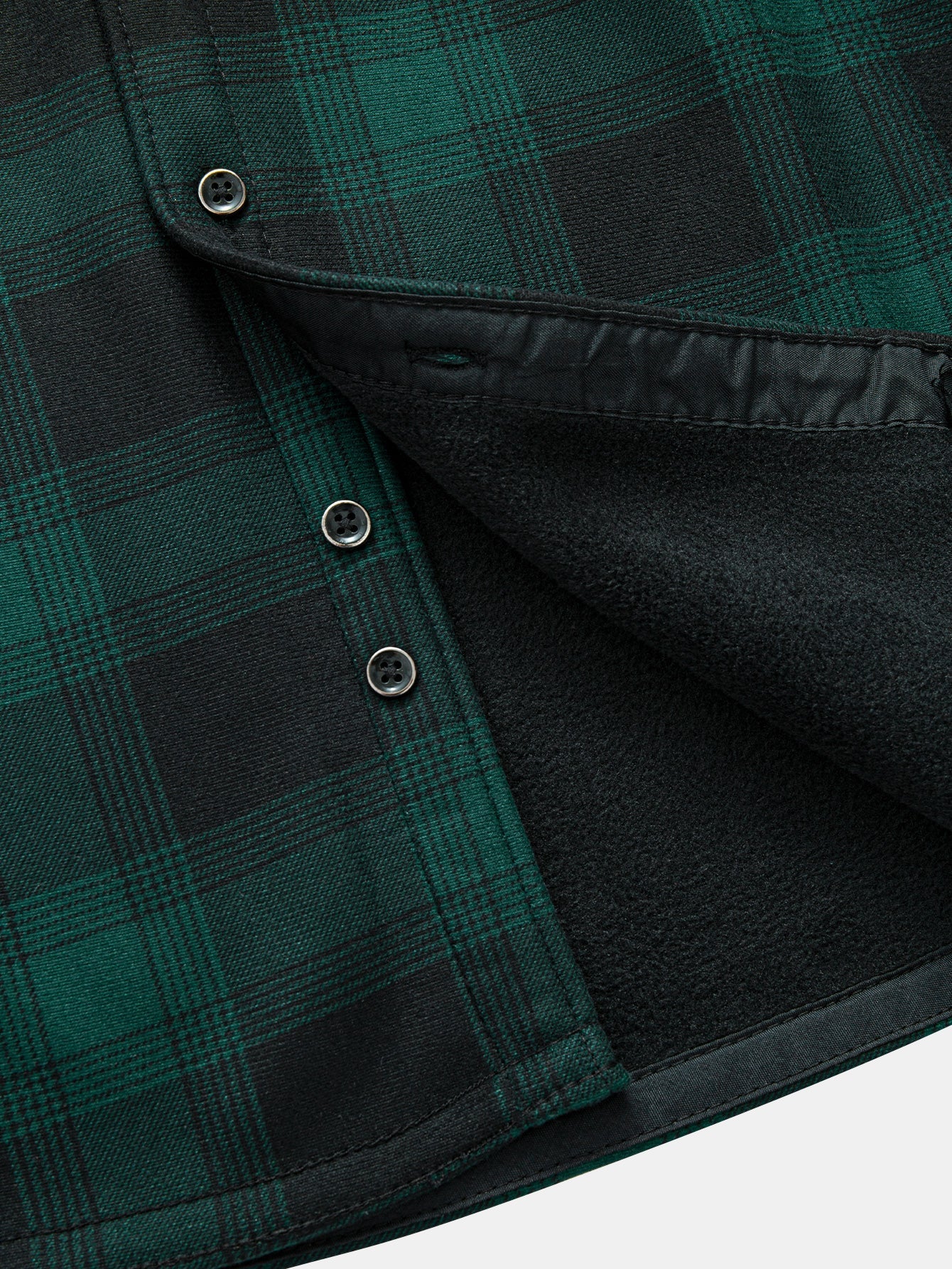 Flannel Fleece Lined Hooded Shirt With Pockets