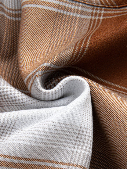 Fleece Lined Flannel Hooded Shirt