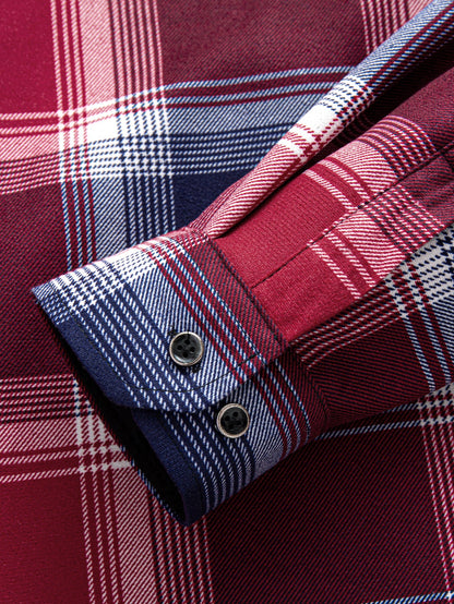 Fleece Lined Flannel Hooded Shirt