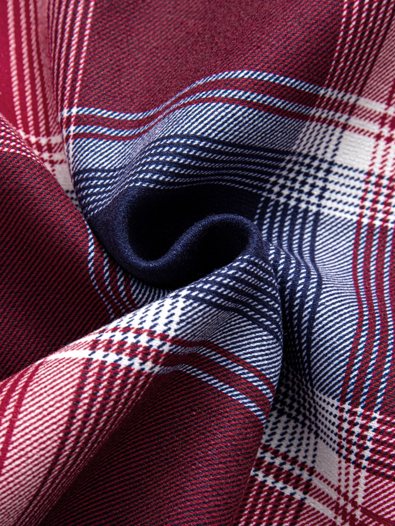 Fleece Lined Flannel Hooded Shirt