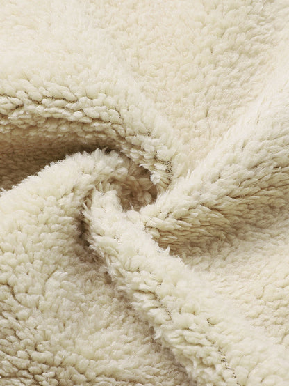 Teddy Lined Zipper Hoodie