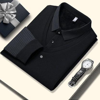 🔥49% DE RÉDUCTION ! 🍂 Chemise à Col Rayé 2 Pièces -