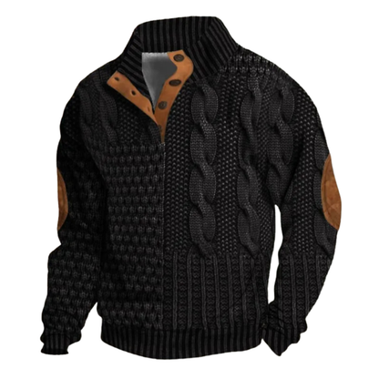 Men’s Retro Elegant and Comfortable Winter Sweater for Cool Days
