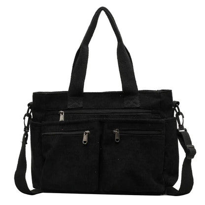 Waven Corduroy Tote Bag