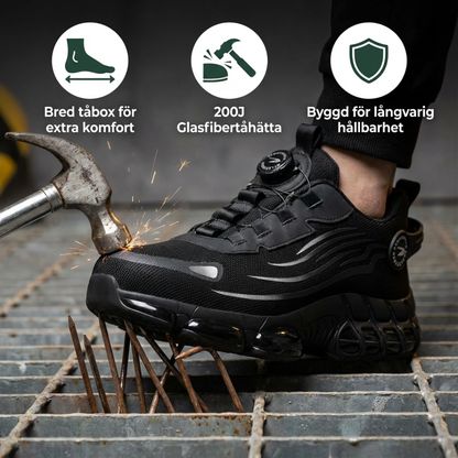 ArmorFlex S3 Air – Ultralight Safety Shoes with Steel Toe Cap & Dial Closure