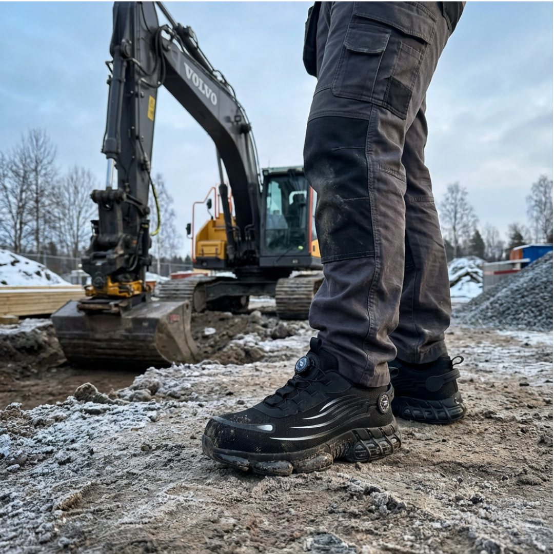 ArmorFlex S3 Air – Ultralight Safety Shoes with Steel Toe Cap & Dial Closure