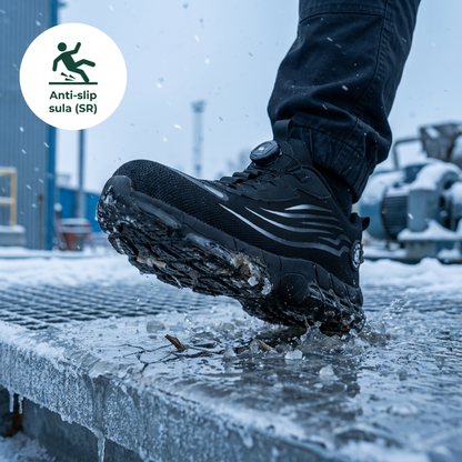 ArmorFlex S3 Air – Ultralight Safety Shoes with Steel Toe Cap & Dial Closure