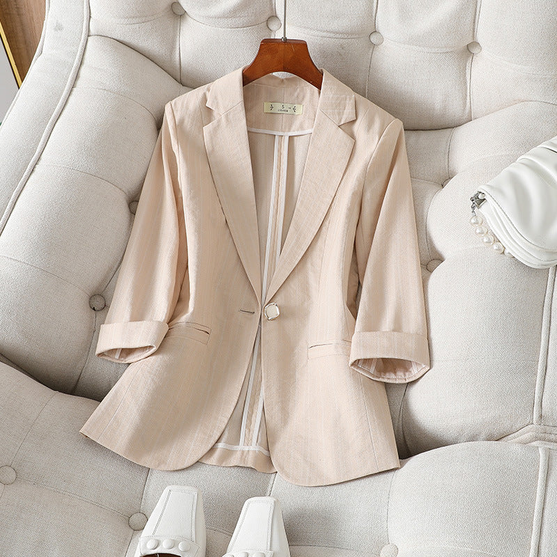CAMILA LINEN BLAZER