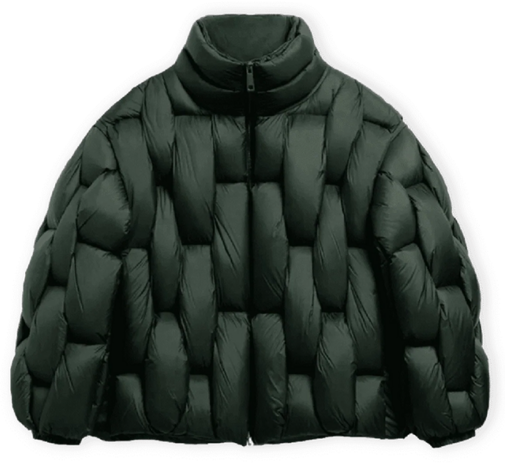 Pentagon Puffer - Green