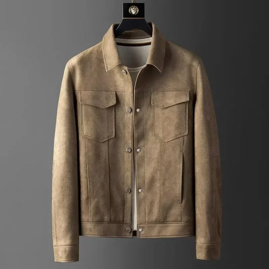 THEODORE MARCUS SUEDE BOMBER