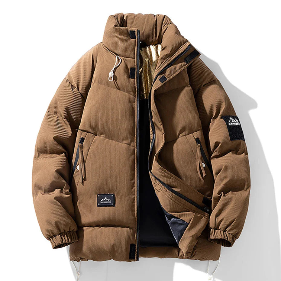 SUTTON CORD PUFFER JACKET