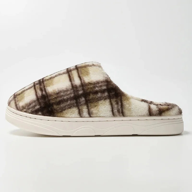 Hearth Plaid Slippers