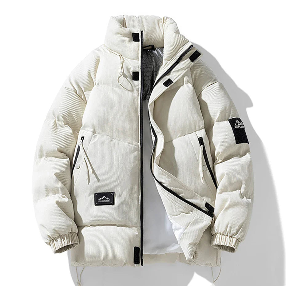 SUTTON CORD PUFFER JACKET