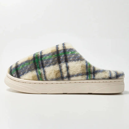 Hearth Plaid Slippers
