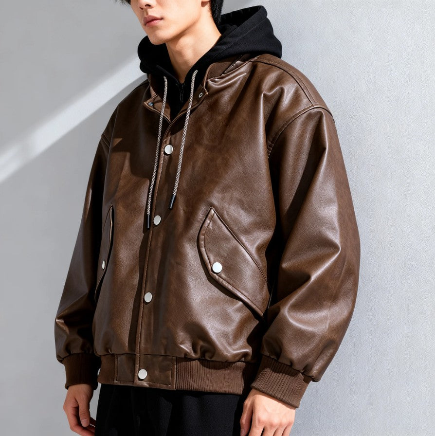 Waven Leather Jacket
