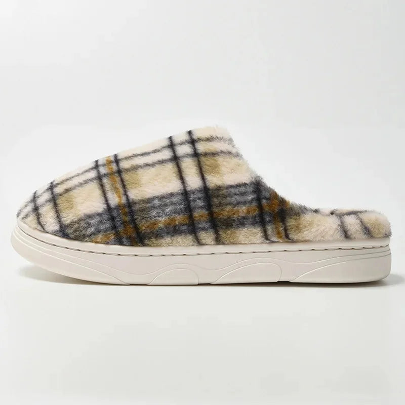 Hearth Plaid Slippers