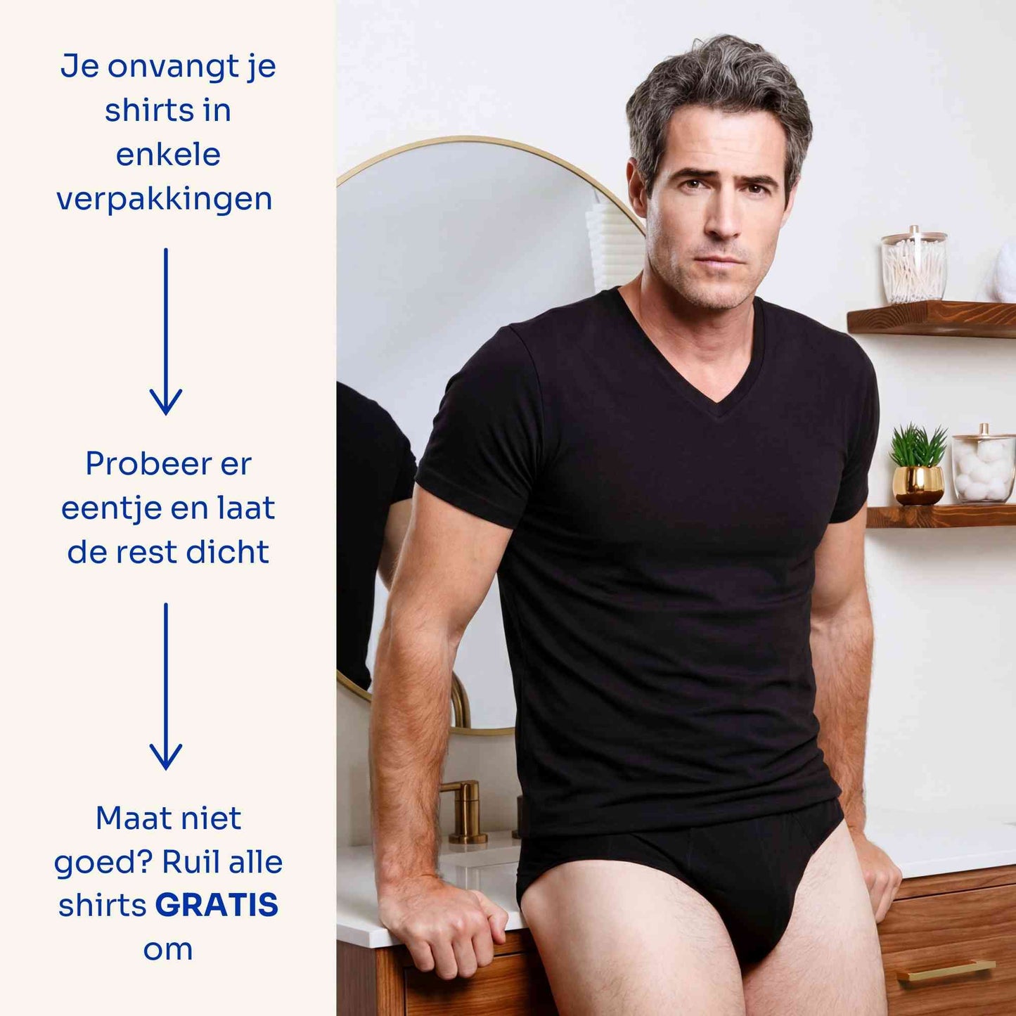 Undershirts George 2-Pack