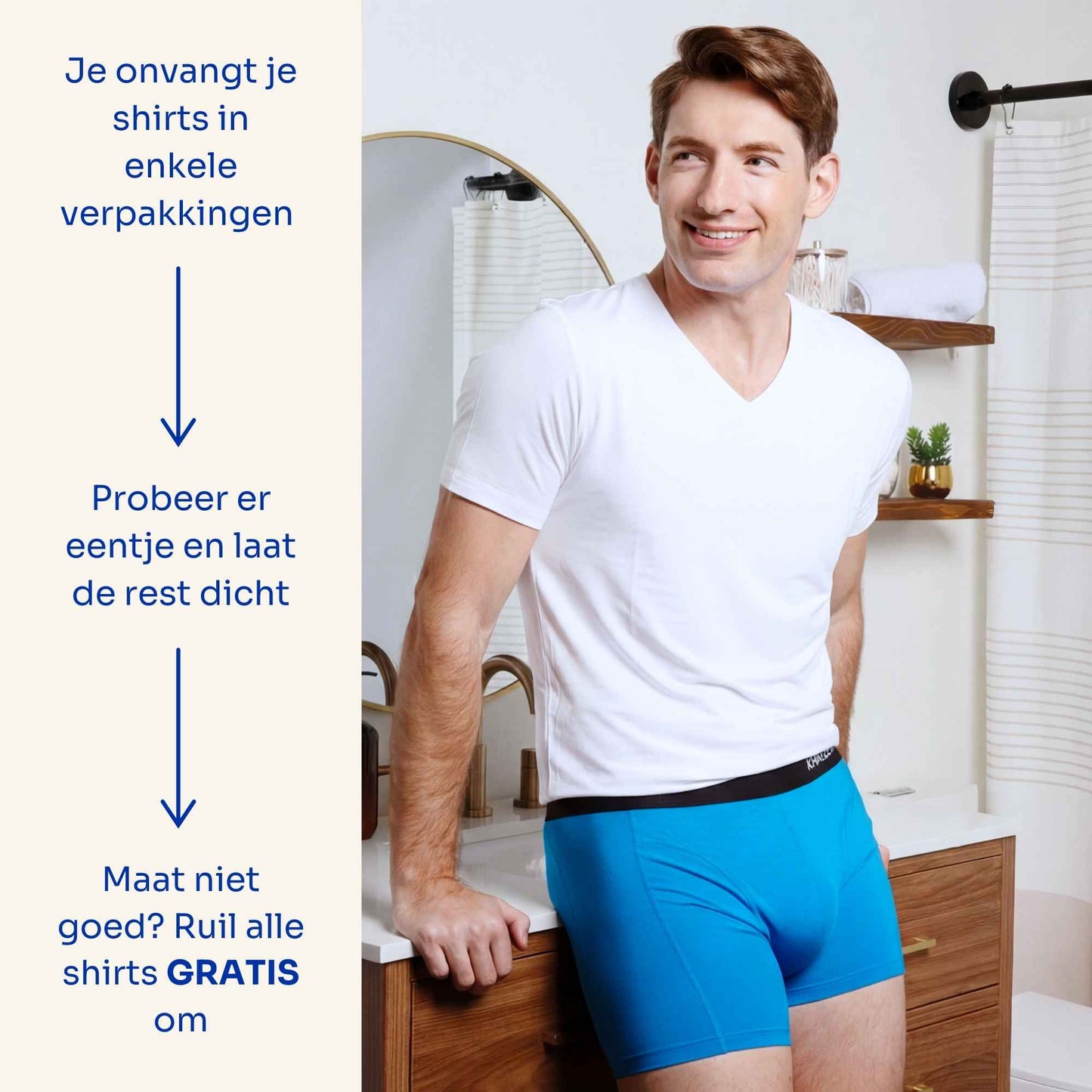 Undershirts George 2-Pack