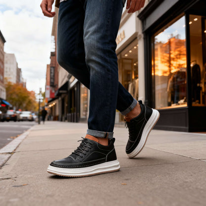 Roy Johnson Leather Sneakers