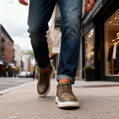 Roy Johnson Leather Sneakers