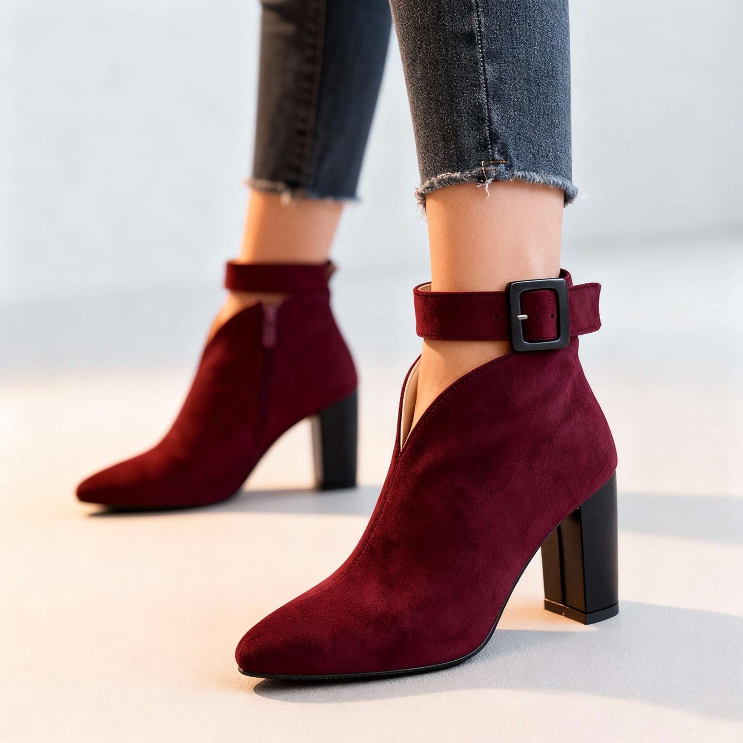 Elison Buckle Heels