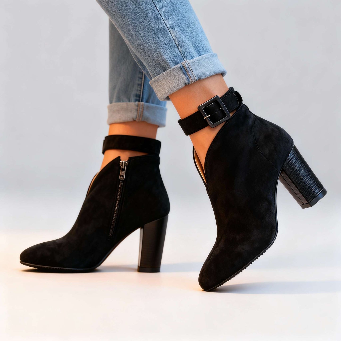 Elison Buckle Heels