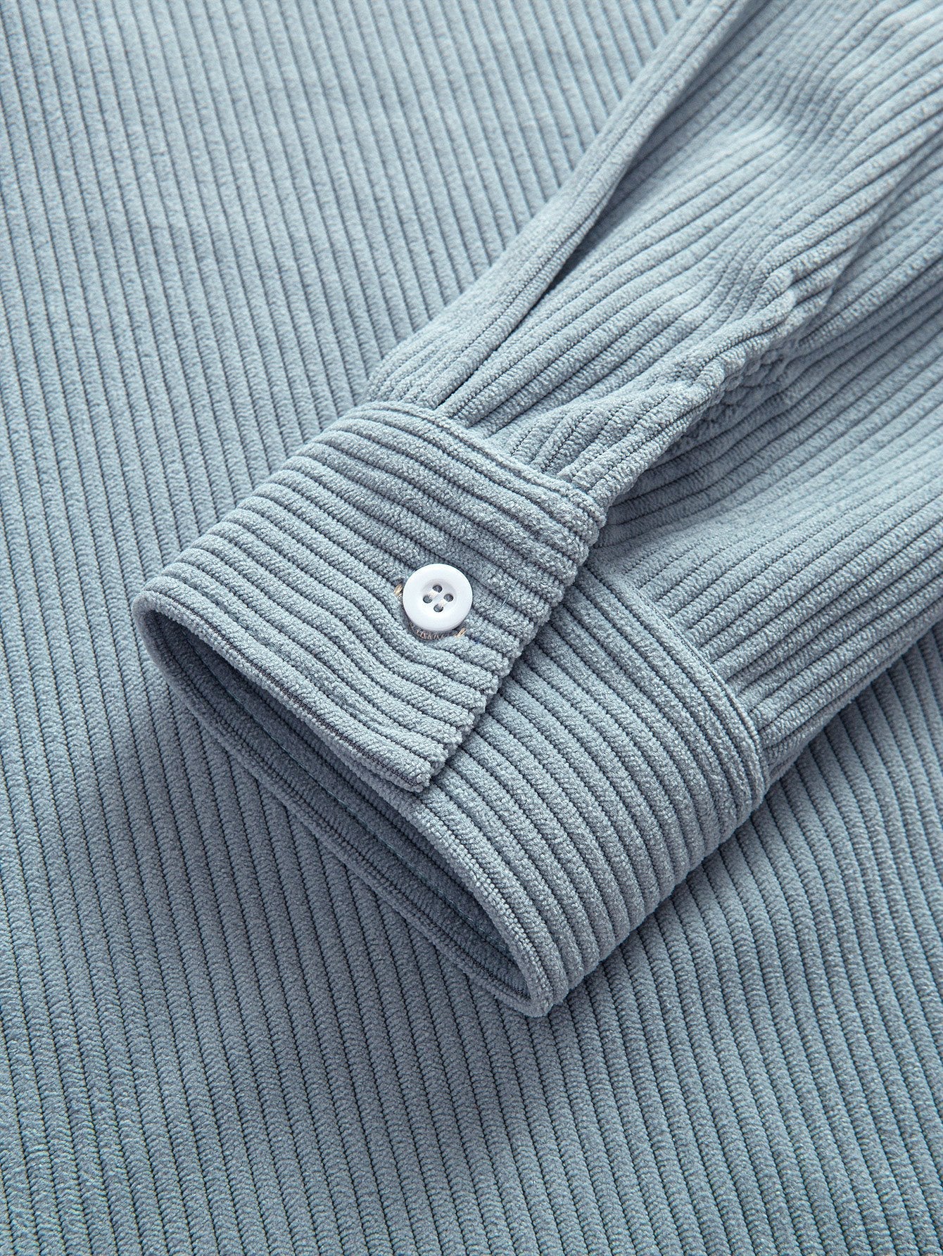 Corduroy Patchwork Shirt & Straight Leg Corduroy Pants