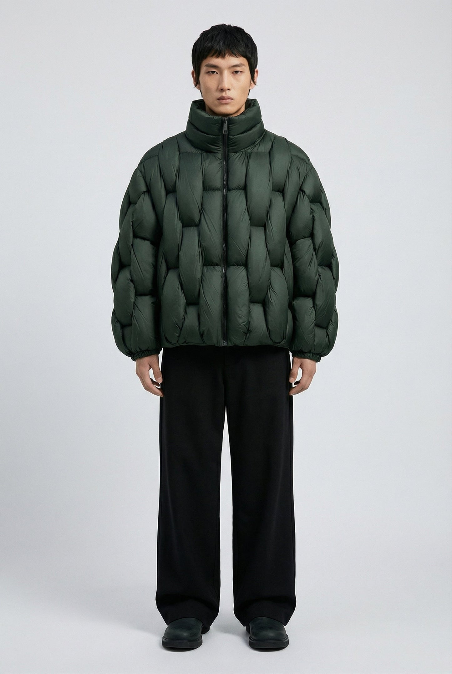 Pentagon Puffer - Green