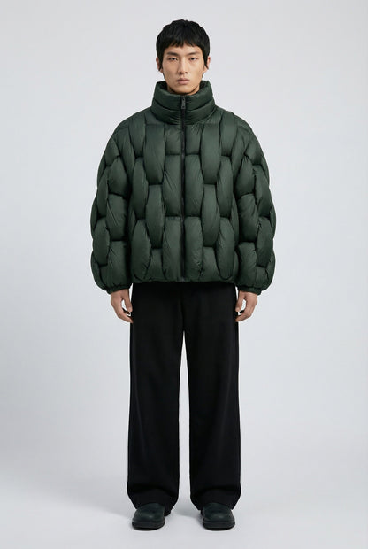 Pentagon Puffer - Green