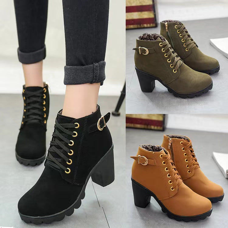 Women’s Boots With Chunky Heels